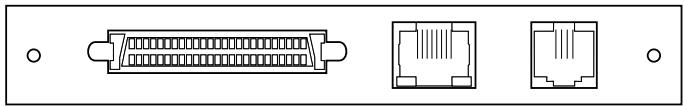 LEXMARK OPTRAIMAGE 443/433 (NOV 2000) - Ports du serveur d'impression MarkNet N2501e - 1