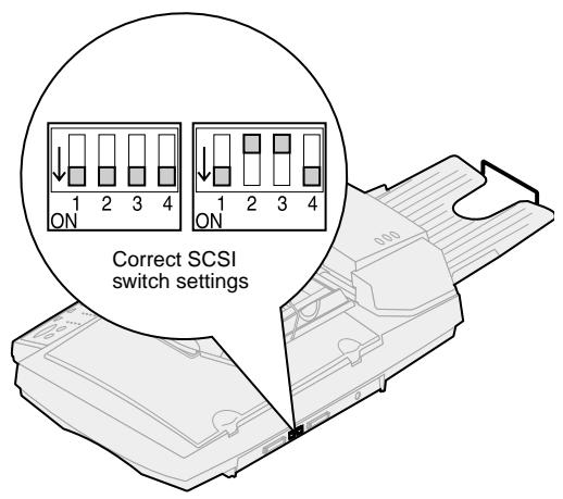 LEXMARK OPTRAIMAGE 443/433 (NOV 2000) - SCSI switch settings - 1