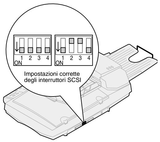 LEXMARK OPTRAIMAGE 443/433 (NOV 2000) - Impostazioni degli interrupttori SCSI - 1