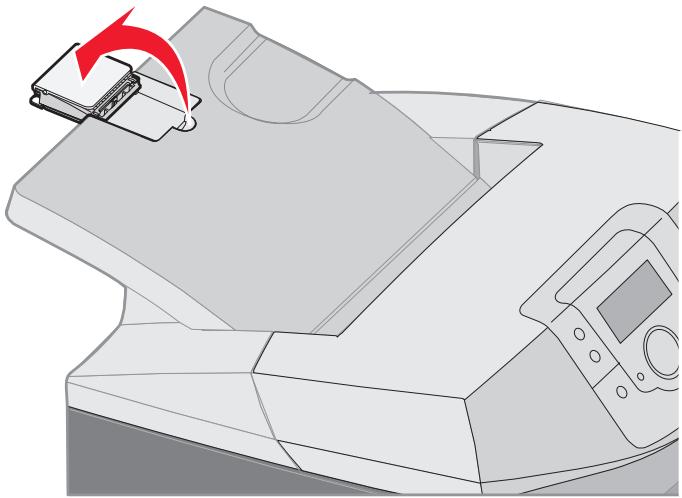 LEXMARK C522 - Utilisation de la butée de support - 4