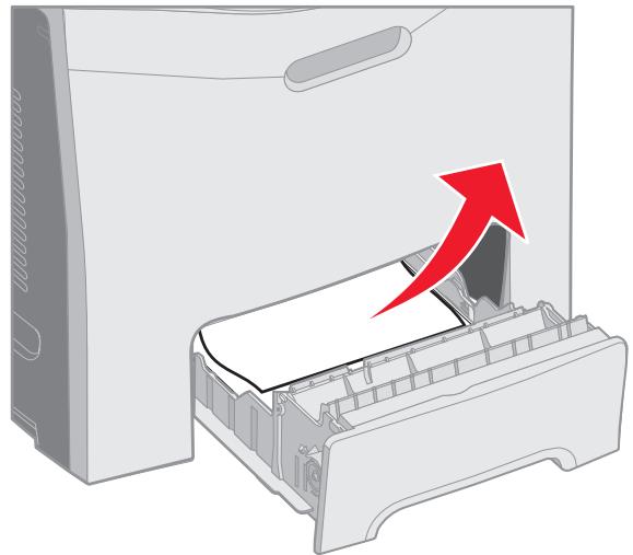 LEXMARK C522 - Elimination d'un bourrage dans le tiroir standard (Tiroir 1) - 1