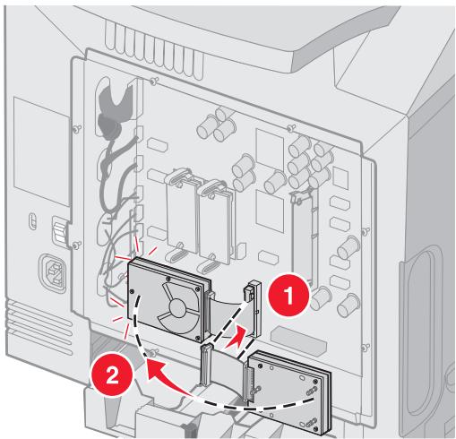 LEXMARK C522 - Installation d'un disque dur optionnel - 4