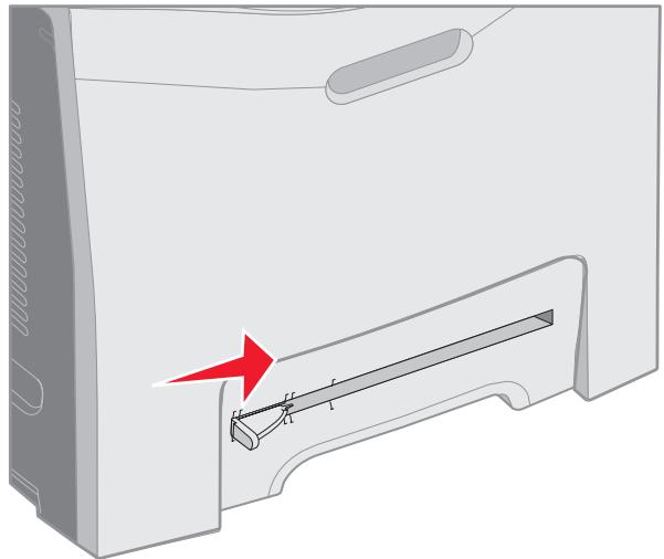 LEXMARK C522 - Utilisation et chargement du dispositif d'alimentation manuelle - 1