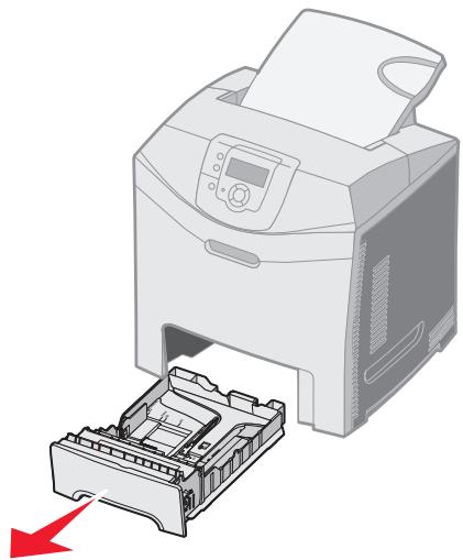 LEXMARK C522 - Chargement du tiroir standard - 1