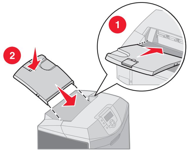LEXMARK C522 - Connexion du réceptacle standard - 1