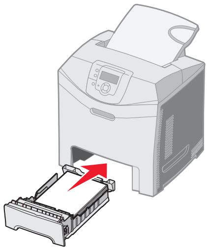 LEXMARK C522 - Chargement du tiroir standard - 7