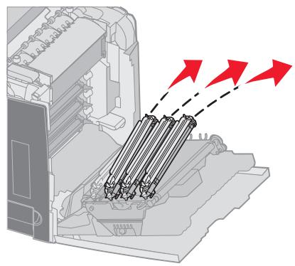 LEXMARK C522 - Retrait des fournitures couleur - 5