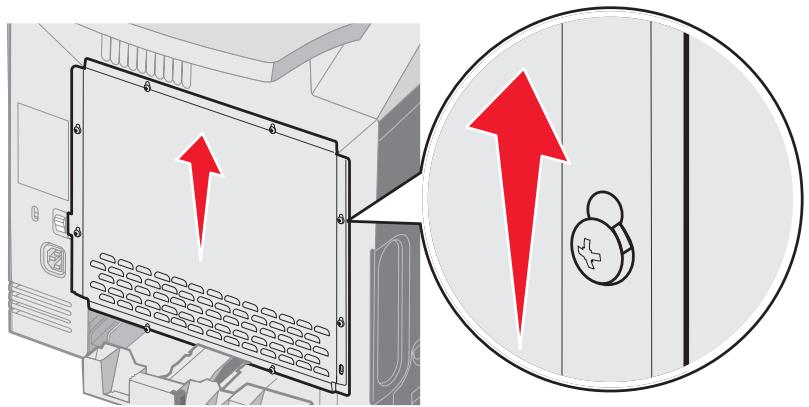LEXMARK C522 - Accès à la carte logique de l'imprimante - 2
