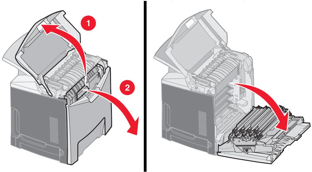 LEXMARK C522 - Retrait des fournitures couleur - 3