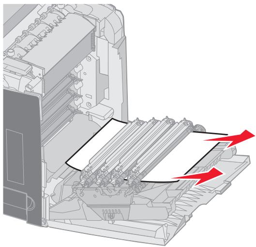 LEXMARK C522 - Elimination des bourges derrière la porte interieure - 2