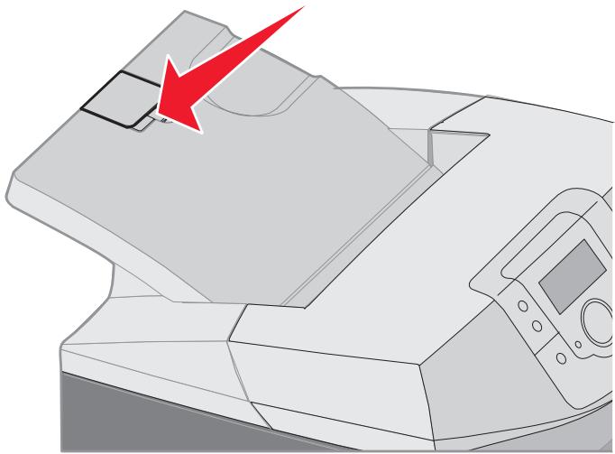 LEXMARK C522 - Utilisation de la butée de support - 1