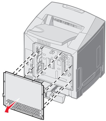 LEXMARK C522 - Accès à la carte logique de l'imprimante - 3