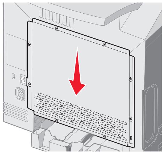 LEXMARK C522 - Remise en place de la plaque de métal de la carte logique - 2