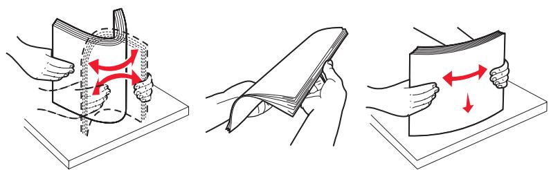 LEXMARK C522 - Préparez le support à charger. - 1