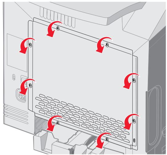 LEXMARK C522 - Accès à la carte logique de l'imprimante - 1
