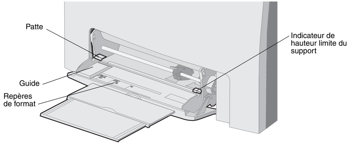 LEXMARK C522 - Préparez le support à charger. - 5
