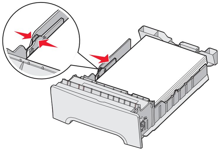 LEXMARK C522 - Chargement du tiroir standard - 6