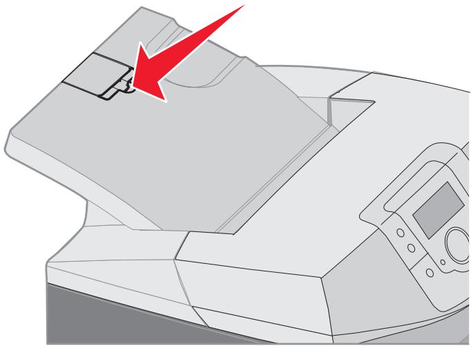 LEXMARK C522 - Utilisation de la butée de support - 3