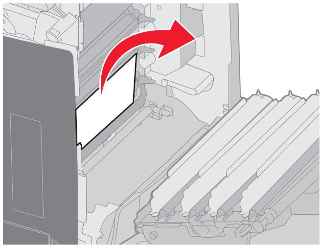 LEXMARK C522 - Elimination des bourges derrière la porte interieure - 1
