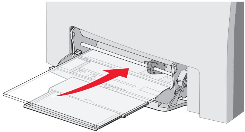 LEXMARK C522 - Chargez le support. - 3