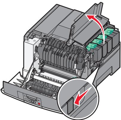 LEXMARK C540 - Remplacement de la bouteille de récapération de toner - 4