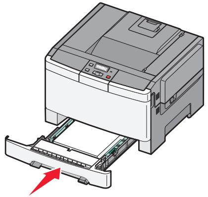 LEXMARK C540 - Chargement du tiroir 250 feuilles standard - 6