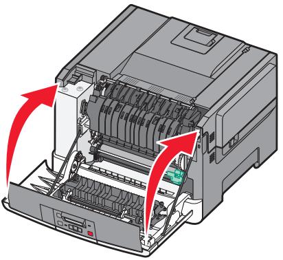 LEXMARK C540 - Remplacement de la bouteille de récapération de toner - 10