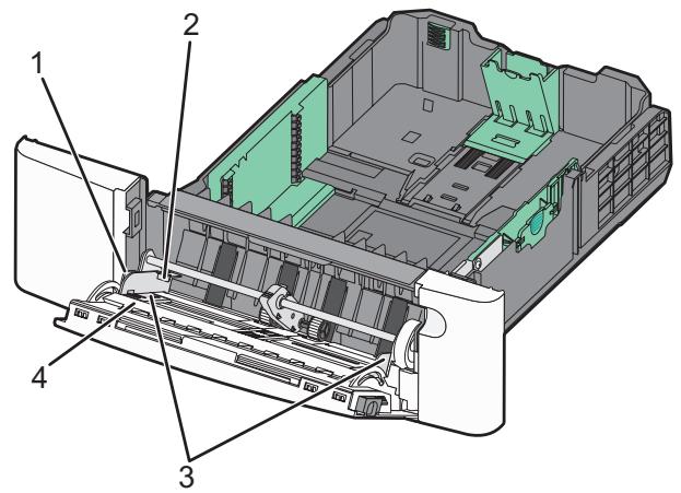 LEXMARK C540 - Utilisation du chargeur multifonction - 6