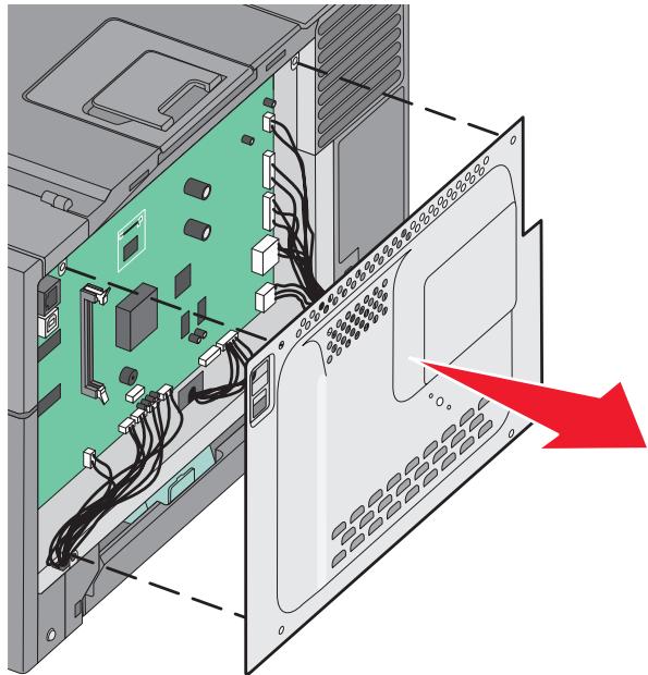 LEXMARK C540 - Accès à la carte logique pour l'installation des options internes - 3