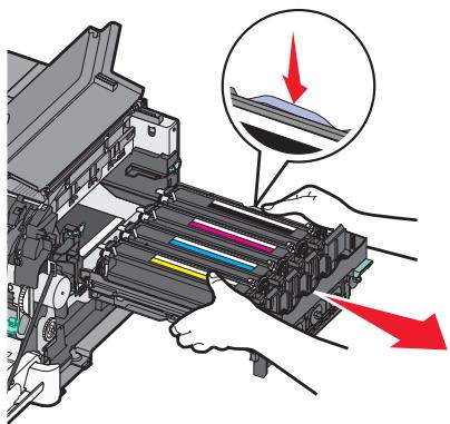 LEXMARK C540 - Remplacement d'un kit de traitement d/images en noir et blanc et en couleur - 8