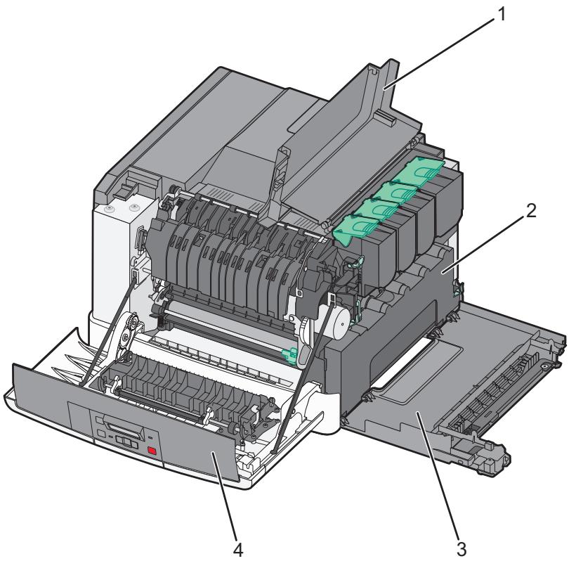 LEXMARK C540 - Remplacement de la bouteille de récapération de toner - 1