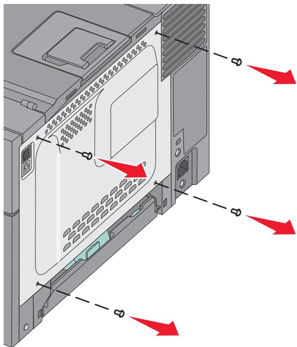 LEXMARK C540 - Installation d'une carte mémoire - 2