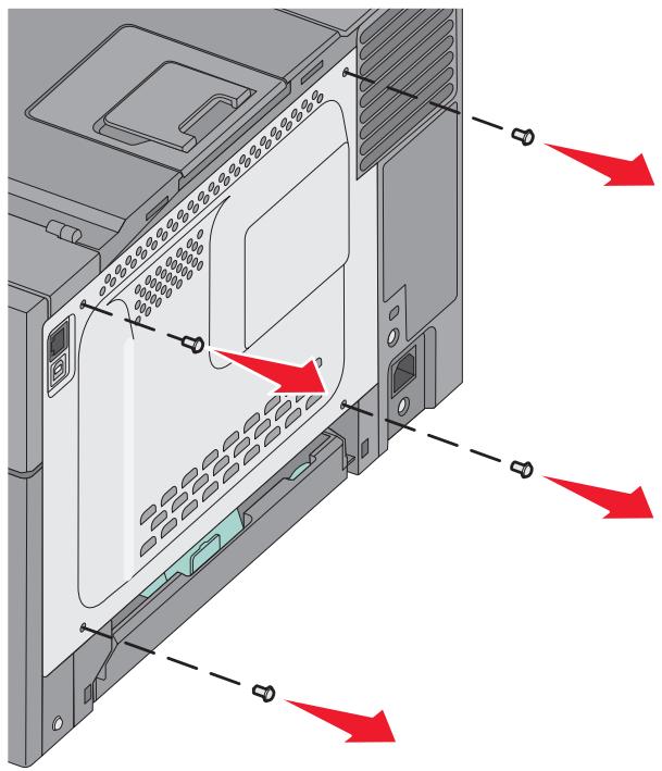 LEXMARK C540 - Accès à la carte logique pour l'installation des options internes - 2