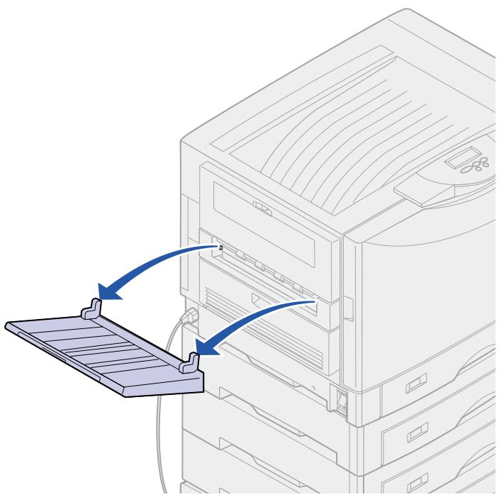 LEXMARK C910 - Installation de la plaque de fixation et du rail - 1
