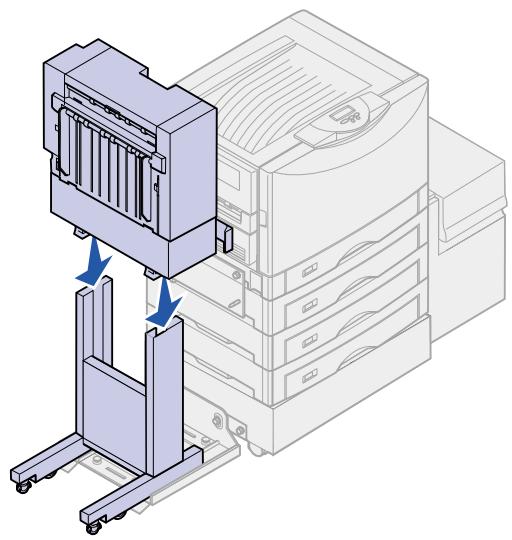 LEXMARK C910 - Installation de l'unité de finition et de son support - 7