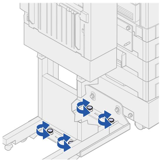 LEXMARK C910 - Abaisissement ou rehaussement de l'unité de finition - 3