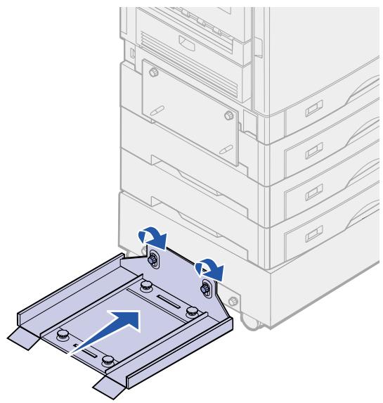 LEXMARK C910 - Installation de la plaque de fixation et du rail - 3