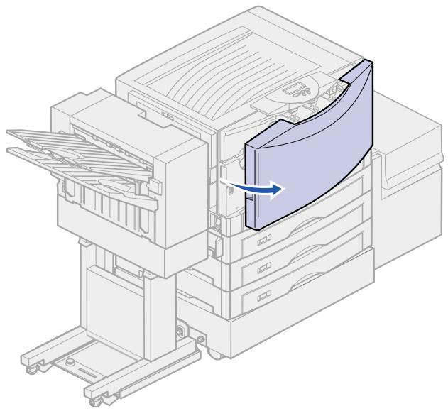 LEXMARK C910 - Fixation de l'étiquette relative aux bourages papier - 1