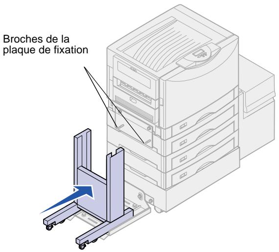 LEXMARK C910 - Installation de l'unité de finition et de son support - 1