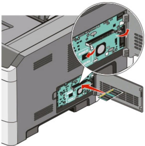 LEXMARK E260D - Installation d'une carte mémoire - 3