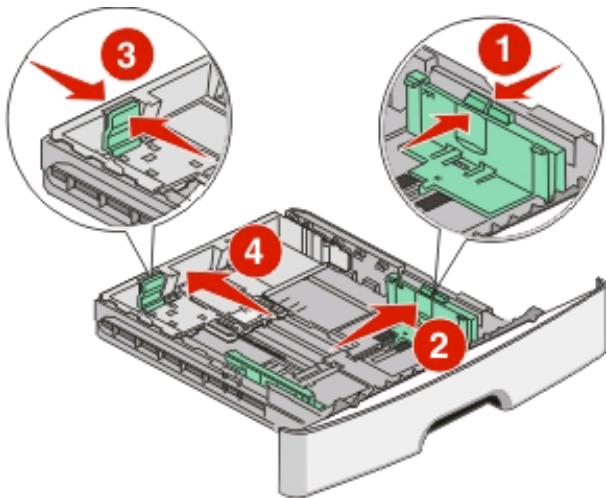LEXMARK E260D - Chargement du tiroir 250 feuilles standard - 4