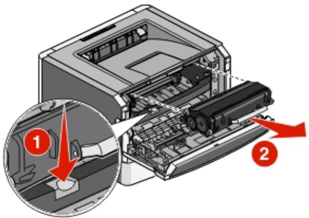 LEXMARK E260D - Remplacement de la cartouche de toner - 3