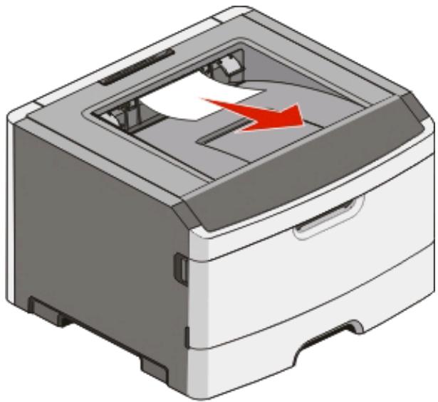 LEXMARK E260D - Elimination des bourrages du réceptacle de sortie standard - 1