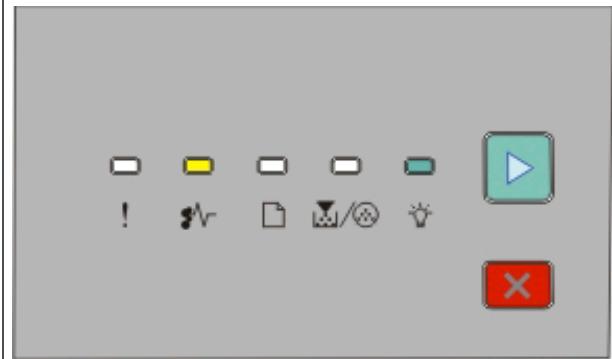 LEXMARK E260D - Voyants et boutons - 1