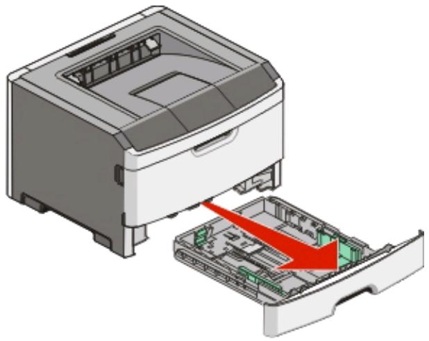 LEXMARK E260D - Chargement du tiroir 250 feuilles standard - 1