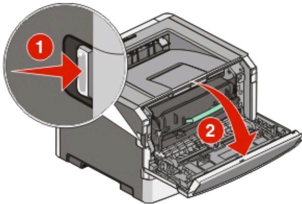 LEXMARK E260D - Elimination des bourrages derrière le kit du photoconducteur et la cartouche de toner - 1