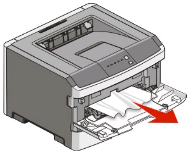 LEXMARK E260D - Elimination des bourrages du chargeur manuel - 1