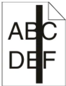 LEXMARK E260D - Des rayures noires ou blanches apparaisent sur les transparents ou le papier - 1