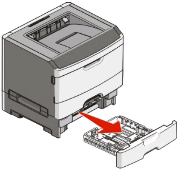 LEXMARK E260D - Chargement du tiroir 250 ou 550 feuilles optionnel - 1