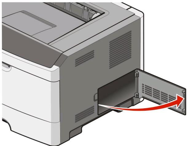 LEXMARK E260D - Accès à la carte logique pour l'installation des options internes - 2
